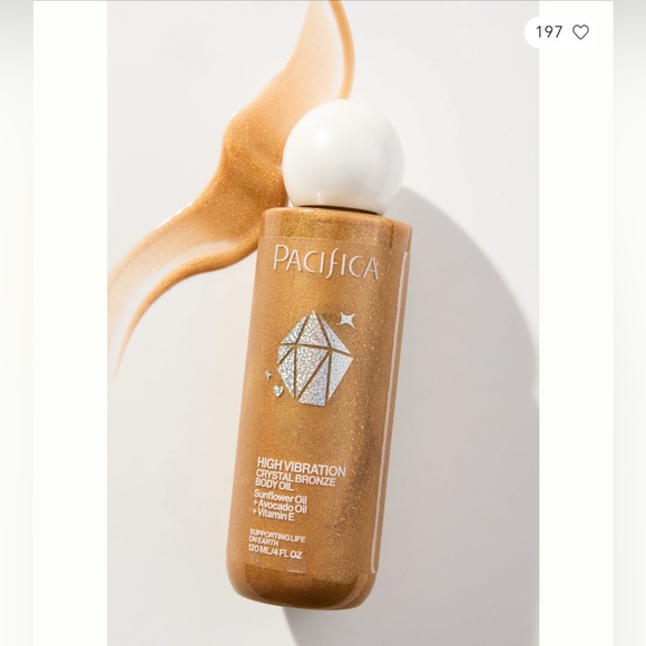 Pacifica crystal shimmering body oil bronze - Picture 1 of 2